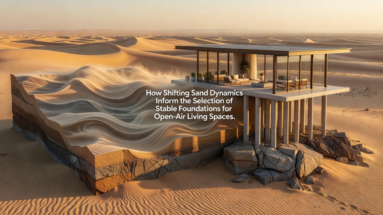 How Shifting Sand Dynamics Inform the Selection of Stable Foundations for Open-Air Living Spaces
